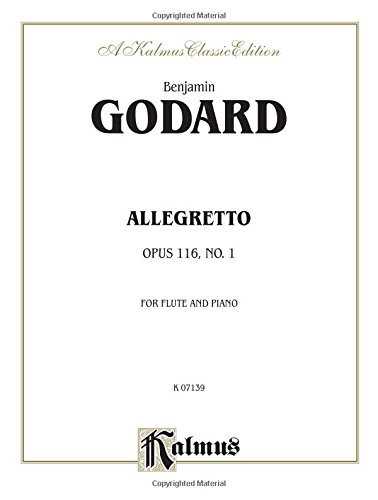 Allegretto for Flute and Piano, Op. 116: Part(s) (Kalmus Edition)