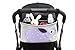 3 Sprouts Universal Stroller Organizer with Cup Holder - Durable Stroller Caddy Accessory for Storage, Stroller Bag, Rabbit