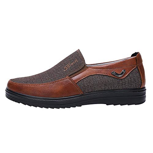 Caopixx Shoes for Men’s Loafers Lightweight Driving Shoes Soft Penny Casual Snow Shoes