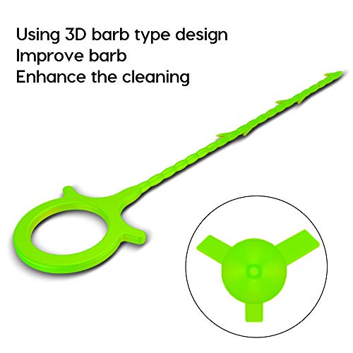 AWINNER Snake Hair Drain Clog Remover Cleaning Tool, 20 Inch And 25 Inch,4 Pack