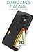Smartish Galaxy S9 Plus Wallet Case - Q Card CASE [Slim Protective Kickstand Grip Cover] - Wallet Slayer Vol.2 (Silk) - Black Onyx
