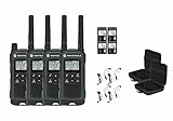 Motorola Talkabout T465 Two-Way Radios / Walkie Talkies - Weatherproof 22 Channels PTT IVOX Flashlight 4-PACK
