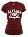 NCAA Alabama Crimson Tide Women's Fitted Collegiate Basic Logo V-Neck Tee, X-Large