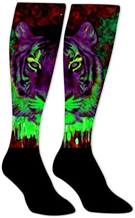 NiceCT Tiger by Empyree Comfortable 3D Print Stockings For Man And Women