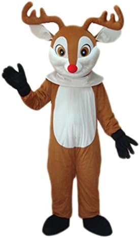 MascotShows Reindeer deer Mascot Costume Fancy Dress