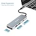 usky USB C Hub,USB Type-C Adapter with Type-C Charging Port,HDMI Output,2 USB 3.0 Ports, USB-C Power Delivery HUB,USB-C to HDMI for MacBook Pro 2017 iMac,Google Chromebook Pixelbook
