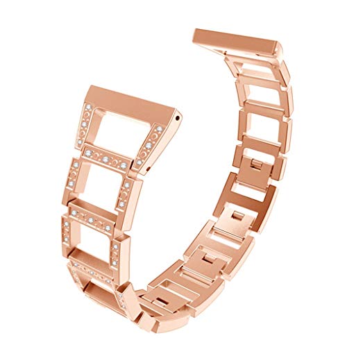 Crystal Band for Fitbit Versa Lite,Cimaybeauty Luxury Fabric D-Link with Rhinestones Diamond Decorative Replacement Accessories Wristband Straps