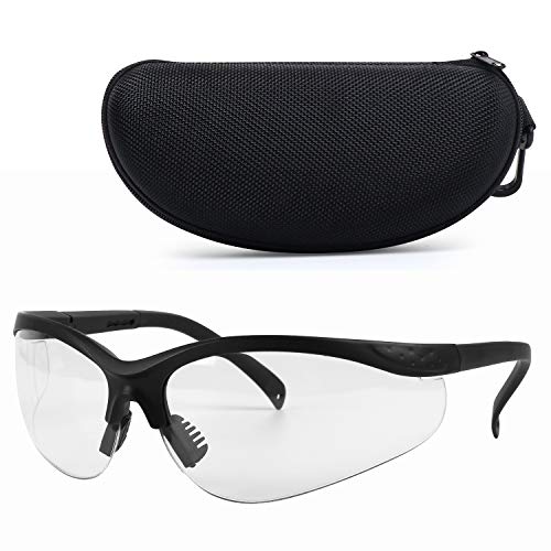 Shooting Glasses For Men and Women, Anti Fog ANSI Z87.1 Safety Glasses with Hard Shell