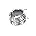 Eastern Delights Luxury Strong Stainless Penis Cock Rings, Erection Enhancing Heavy Glans Rings (ID 40mm)