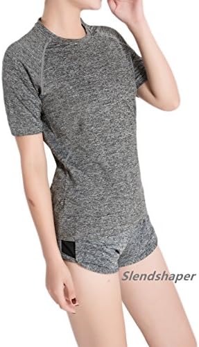SLENDSHAPER Women's Moisture Wicking Sports Short Sleeve Tee Yoga Breathable Ultra Comfortable Running Fitness T-Shirts