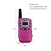 Zomei T388 2Pcs Mini Walkie Talkie 3-5KM Range 22-Channel FRS/GMRS UHF Two-Way Radios Coloful Walkie-Talkie For Kids(Pink)