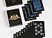 Premium Branded PVC Black Playing Cards-Water Proof, Bendable. Classic and Perfect for Casino or Texas Hold'em Las Vegas Style Adult Parties or Kid Friendly Game Night. Quality Plastic Deck
