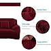 FORCHEER Stretch Couch Cover 3 Cushion Sofa Slipcovers Furniture Pet Protector for Living Room Spandex Smooth Fabric(Sofa, Wine Red)