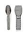 FREE SOLDIER Outdoor Multi-function Flatware set Titanium Spork 3 in 1 Tableware Camping Pocket Knife Fork Spoon Dinner Set