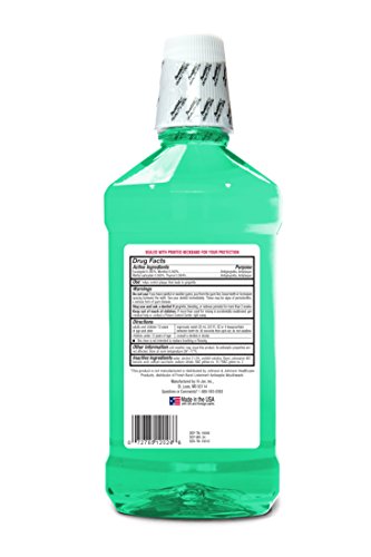 Mountain Falls Antiseptic Mouthwash, Spring Mint, Compare to Listerine, 33.79 Fluid Ounce (Pack of 4)