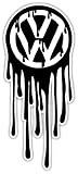 Volkswagen VW German engineering oil drops sticker decal 3