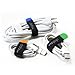 Dotz Reusable Hook & Loop Cord Straps for Cord and Cable Management, 6 Count, Assorted Colors (RHLS221MC)