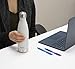 MIRA 17 Oz Stainless Steel Vacuum Insulated Water Bottle | Double Walled Cola Shape Thermos | 24 Hours Cold, 12 Hours Hot | Reusable Metal Water Bottle | Leak-Proof Sports Flask | Matte Gray