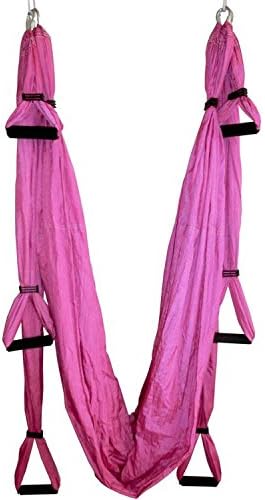 WENBIAOXUE WENBIAOXUEYoga Swing Hammock Anti-gravity Aerial Yoga Hammock, 250*150cm, pink