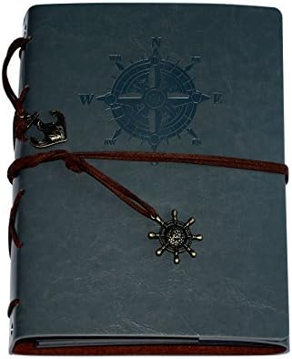 Zoview Self-adhesive Scrapbooking Photo Albums for Any Size Photo 8.1x5.9(inches) (Navy Blue)