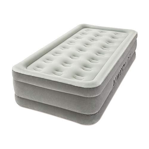 Bestway AlwayzAire Gray 18″ Raised Air Mattress Bed with Builtin Pump
