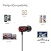 Newly Released GGMM Hummingbird Lifetime Hassle Free Warranty Crystal Clear Sound In Ear Noise Isolating Metal Earbuds Headphone w/ Universal 1-Button Remote & Microphone (Space Black)