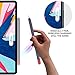 AHASTYLE Duotone Case for Apple Pencil 2nd Generation & Apple Pencil Pro (2024) Ultra Thin Protective Cover Silicone Skin Compatible with Magnetic Charging and Double Tap (Midnight Blue+Red)