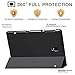 Ztotop Case for Samsung Galaxy Tab A 10.5 Inch 2018, Smart Cover Slim Trifold Stand Case with Auto Wake/Sleep for Samsung Galaxy Tab A 10.5 (SM-T590/T595/T597) Tablet, Black