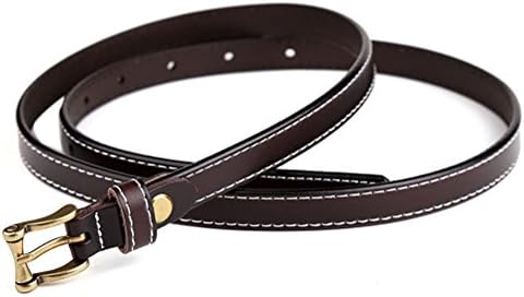 Classic Solid Color Slim Women Belt Pack Set (coffee)
