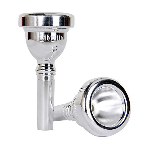 image for Libretto Trombone Mouthpiece, 12C, Silver Plated, Great Gift