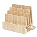 MobileVision Slim Bamboo Charging Station & Compatible Adapter for Apple Watch Multi Device Organizer, Smartphones, Tablets, Laptops & More