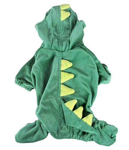 PetsLove Pet Outwear Velvet Dinosaur Costume Apparel for dogs