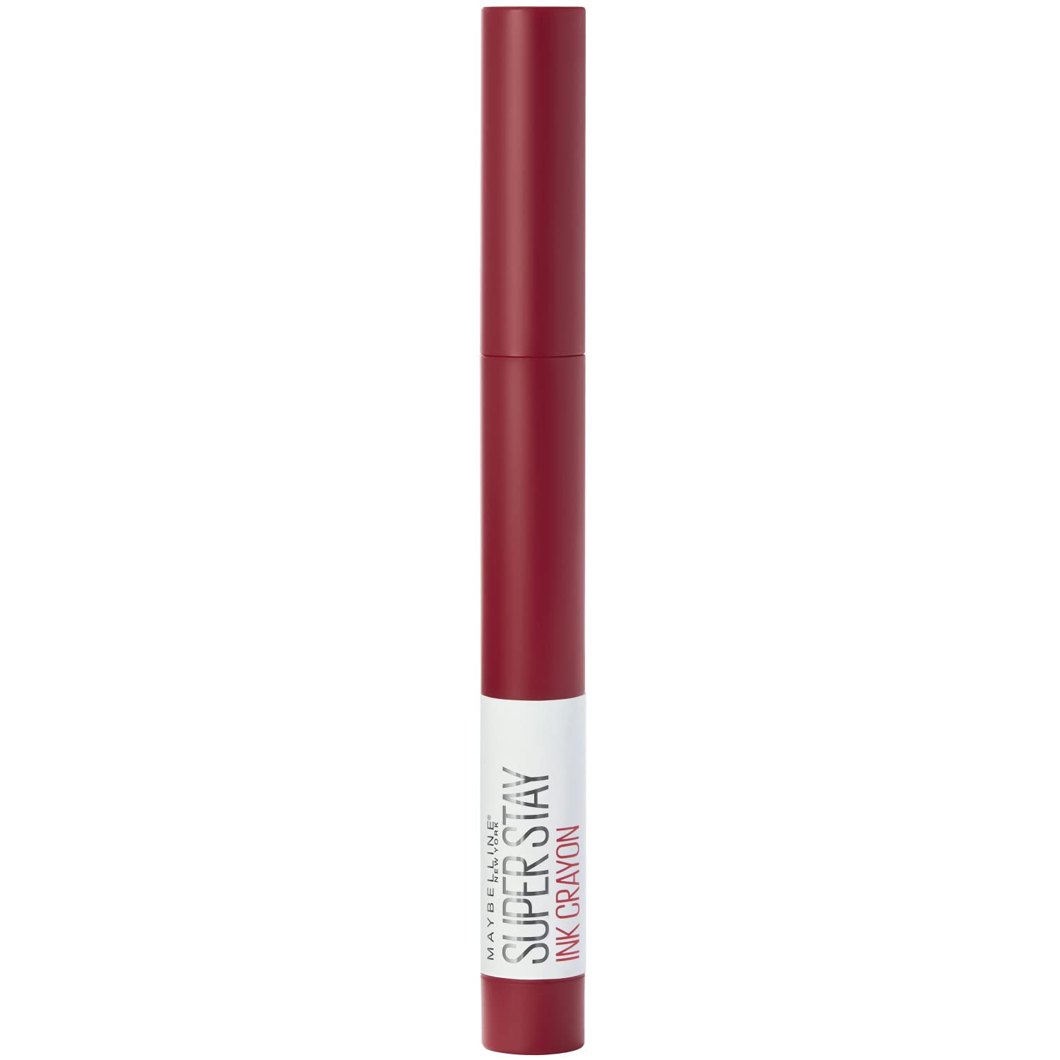 Maybelline Lipstick, Superstay Matte Ink Crayon Longlasting Dark Red Lipstick With Precision Applicator 50 Own Your Empire