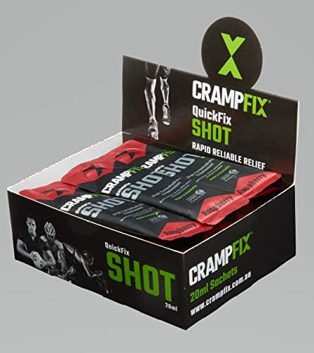 CRAMPFIX - Rapid Reliable Cramp Relief - ShotBox x 15 - Raspberry