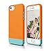 iPhone SE case, elago® [Glide-Limited][Orange/Coral Blue] - [Mix and Match][Premium Armor][True Fit] - for iPhone SE/5/5S