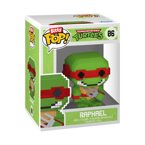 Funko Bitty POP! Teenage Mutant Ninja Turtles (TMNT) - Shredder, 4-Pack - 8-Bit Raphael, 8-Bit Donatello, 8-Bit Leonardo and A Surprise Mystery Mini Figure - 0.9 Inch (2.2 Cm) Collectable - Gift Idea