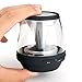Bluetooth Speakers, Eachine Vivid Jar Portable Bluetooth Speaker with Lights, FM Radio, Compatible with iPhone, iPad, Samsung and More, Black