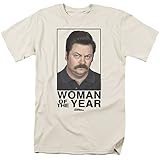 Parks & Recreation Ron Swanson Woman Of The Year NBC TV Show T-Shirt Tee