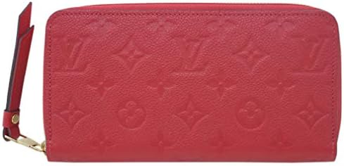 (ルイヴィトン) ルイ・ヴィトン 財布 M63691 LOUIS VUITTON ヴィトン モノグラム・アンプラント LV ラウンドファスナー長財布 ジッピー・ウォレット スカーレット [並行輸入品]