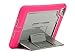 Griffin, iPad mini 4 Case with Built-in Stand, Pink and Gray Survivor Slim, [Slim] [Protective] [Shock Absorption] [Built-in Screen protection] [Polycarbonate] [Silicone]