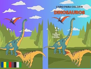 Livro Livros Para Colorir: Dinossauros