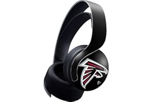 Skinit Decal Gaming Skin Compatible with Pulse 3D Wireless Headset for PS5 - Officially Licensed NFL Atlanta Falcons Large Logo Design
