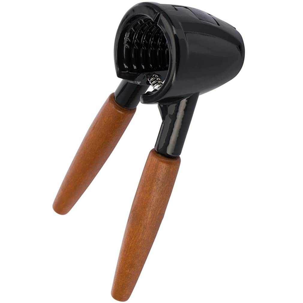 KOMUNJ Nutcracker with wooden handle, nutcracker/champagne tongs, for almost all types of nuts