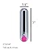 Rechargeable Bullet Vibrator Personal Massager: Portable, Pink and Metallic, Waterproof, 10 Frequency for Men and Women Vibrators Massagers