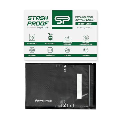 Stash Proof Resealable Zipper Vacuum Seal Bags 8