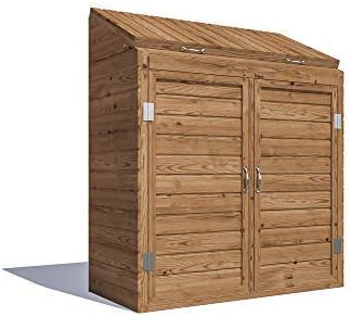 Dunster House 4x2 Mini Storage Shed Outdoor Garden Potting Supplies Tools Store