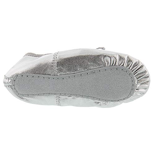 Dance Class B700 Silver Ballet Flat (Toddler/Little Kid/Big Kid),Silver,5 M US Big Kid - Thumbnail 2