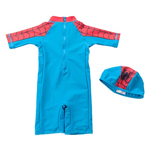 StylesILove Young Kids Super Hero Spiderman 2-piece Boy Costume Swim Set - Image 4