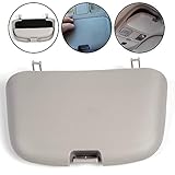 G-PLUS Fit for 1999-2001 Dodge Ram 1500 2500 3500 Car Overhead Console Sunglass Holder Lid with Stronger Latch Front Eyewear Case Storage Box OEM SN96TL2AA