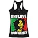 Bob Marley Women's One Love Womens Tank Large Black